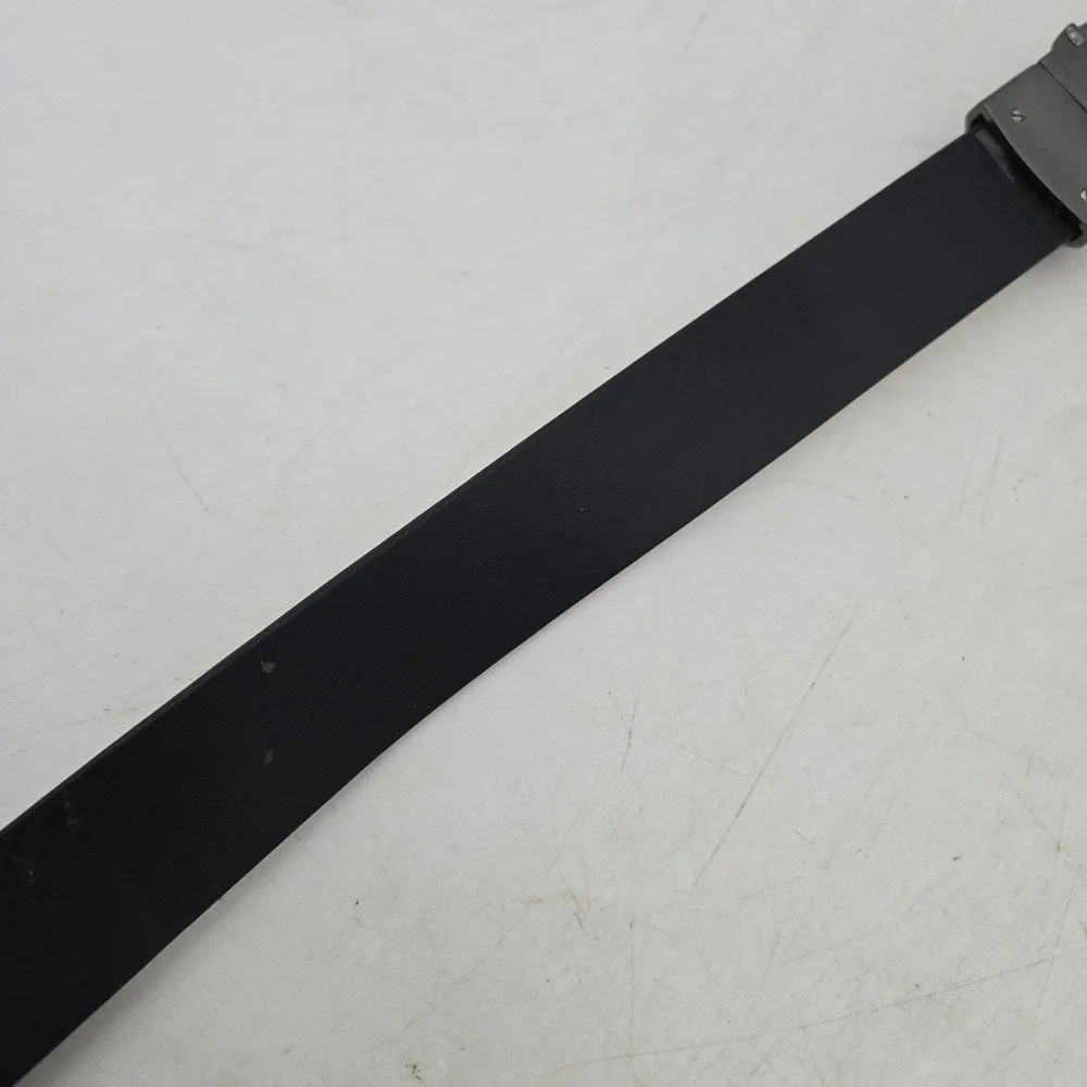 Levi's Belt White Black Reversible Syn Leather Mens 28 Black Buckle NWOT